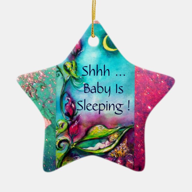THUMBELINA STAR DOOR HANGER JULGRANSPRYDNAD KERAMIK (Framsidan)