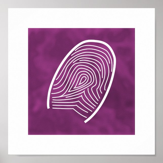 THUMBPRINT - poster/skriv ut Poster (Framsidan)