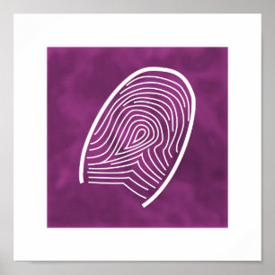 THUMBPRINTEN - affisch/tryck Poster