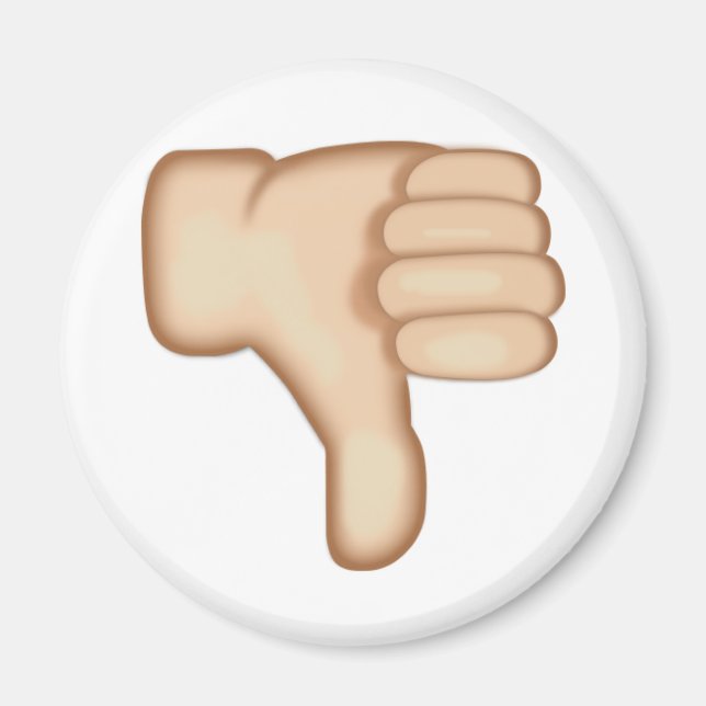 Thumbs Down Sign Emoji Magnet (Framsidan)