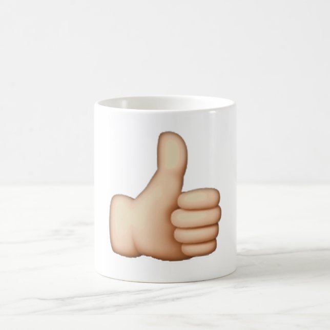 Thumbs Up - Emoji Kaffemugg (Center)