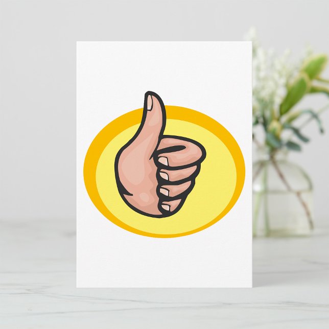 Thumbs Up Gesture Inbjudningar (Skapare uppladdad)