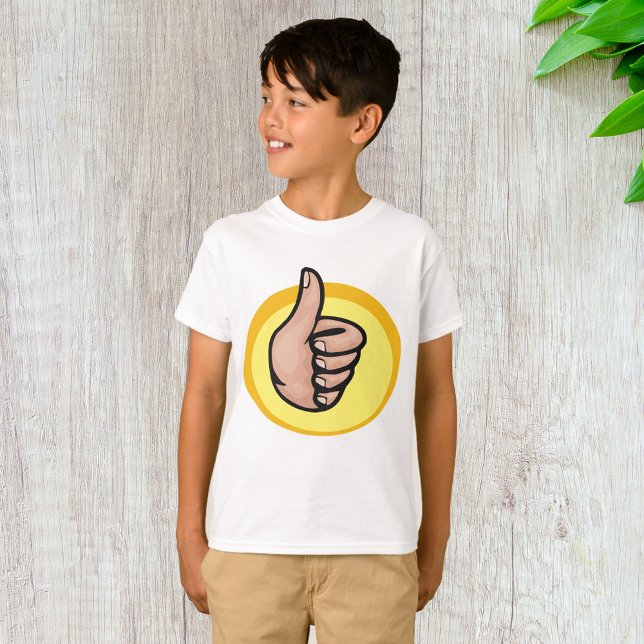 Thumbs Up Gesture T Shirt (Skapare uppladdad)