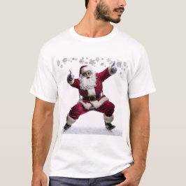 Thumbs-Up Santa – Festive Swagger in Shades T Shirt