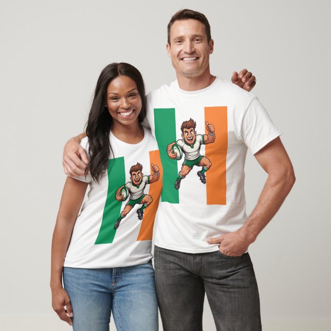 Thumbs-Up Try Irish Rugby Energy T Shirt (Unisex)
