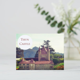 Thun slott- Schweiz vykort