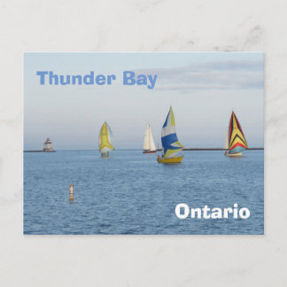 Thunder Bay - båtar Vykort