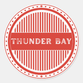 Thunder Bay City Pride-symbol – kanadensisk identi Runt Klistermärke