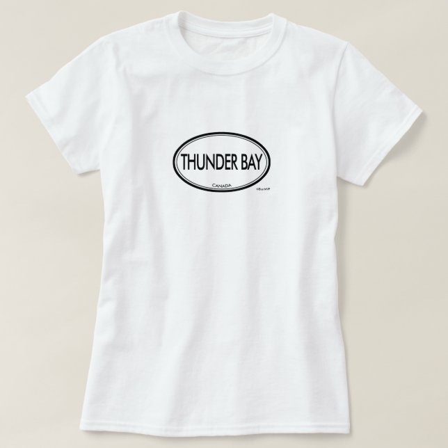 Thunder Bay Kanada T Shirt (Design framsida)