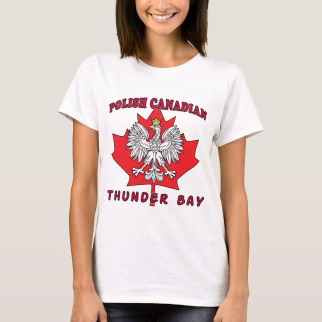 Thunder Bay Polska Canadian Löv Tee (Framsida)