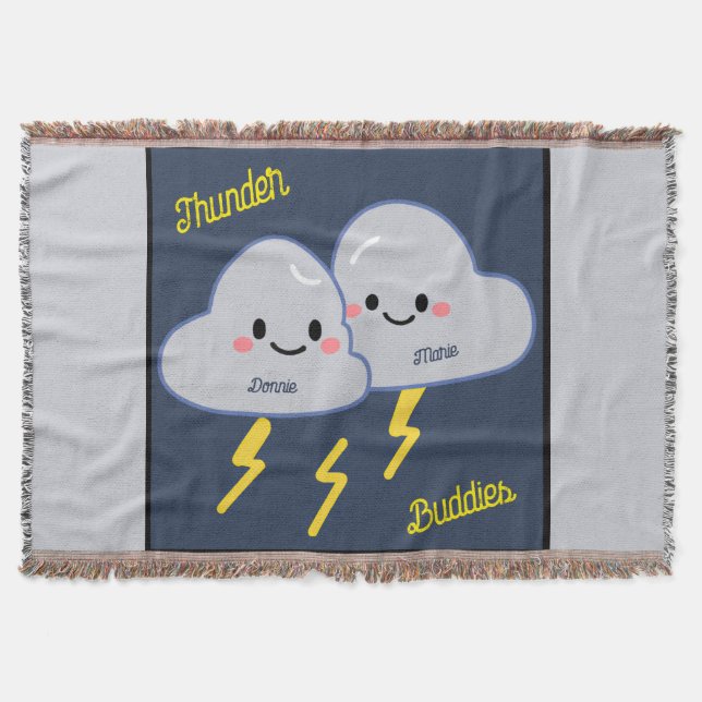 Thunder Buddies Customized Filt (Framsidan)