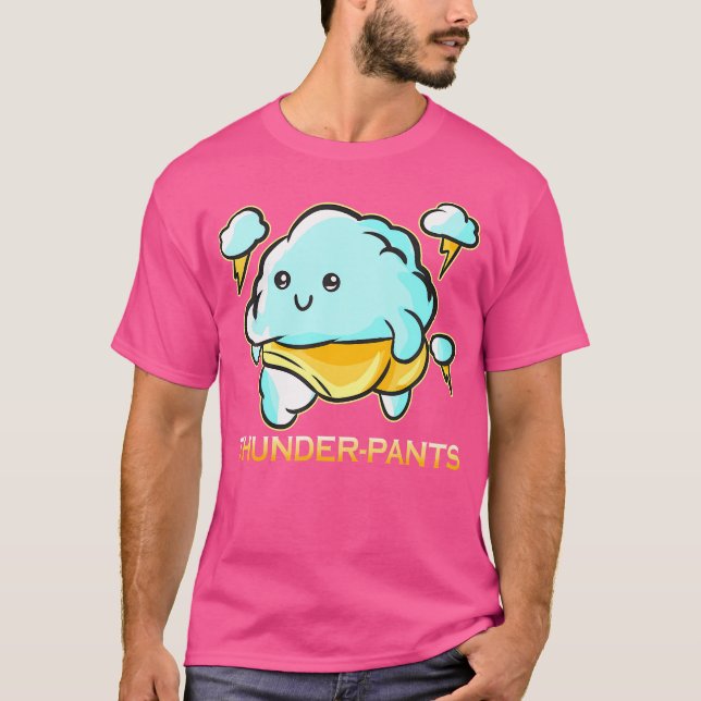 Thunder-Byxor Cute Thunderstorm Cloud Storm Chaser T Shirt (Framsida)