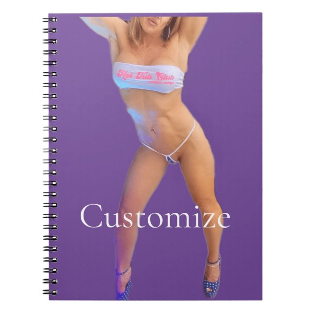 Thunder_Cove-Klubb för hett Tub Anteckningsbok (Framsidan)