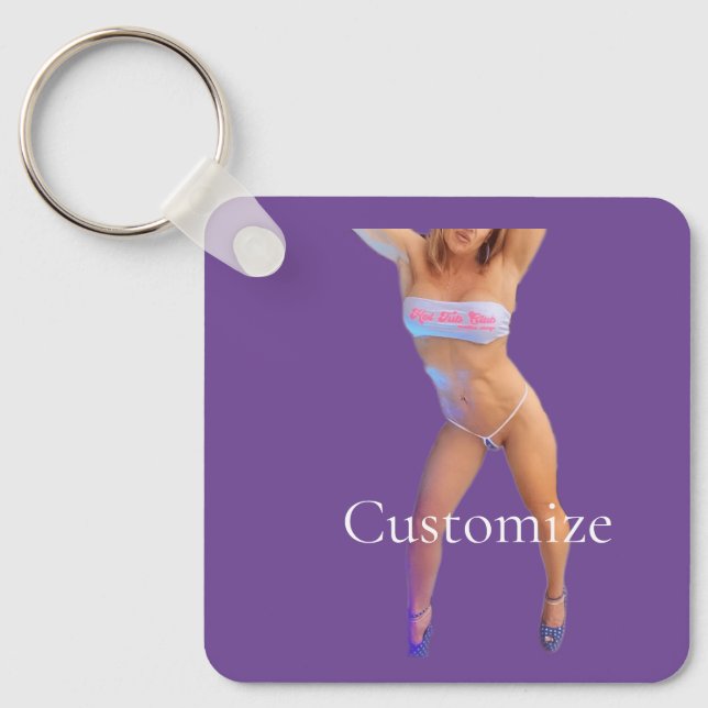 Thunder_Cove-Klubb för hett Tub Nyckelring (Framsida)