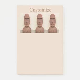 Thunder_Cove, Moai Head Thunder_Cove Post-it Block
