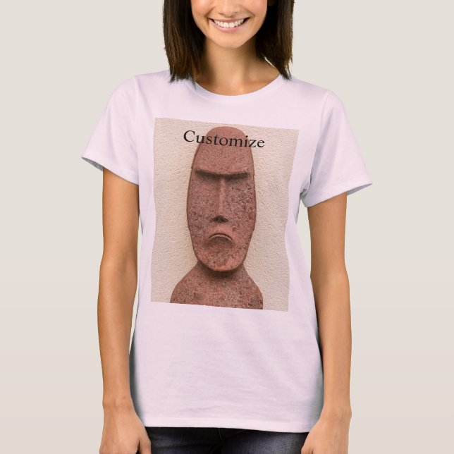 Thunder_Cove, Moai Head Thunder_Cove T Shirt (Framsida)
