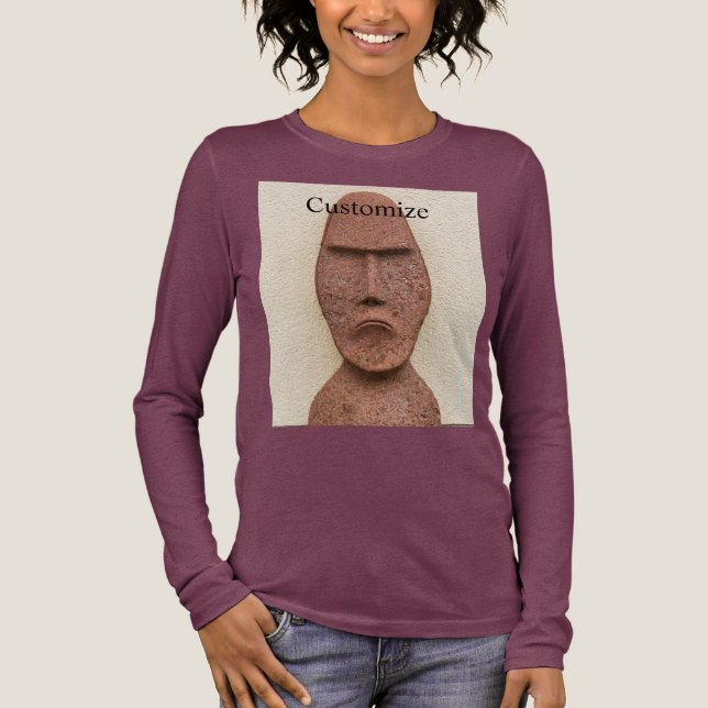 Thunder_Cove, Moai Head Thunder_Cove T Shirt (Framsida)