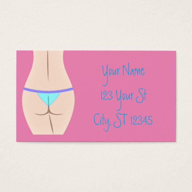 Thunder_Cove Thong Panty Visitkort (Framsidan)