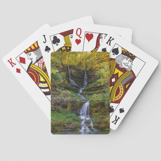 Thunder Falls Painterly Casinokort (Baksidan)