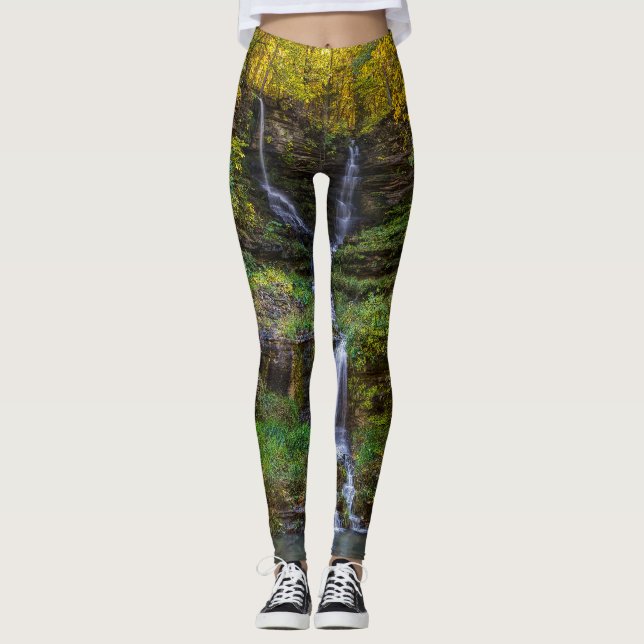 Thunder Falls Painterly Leggings (Framsida)