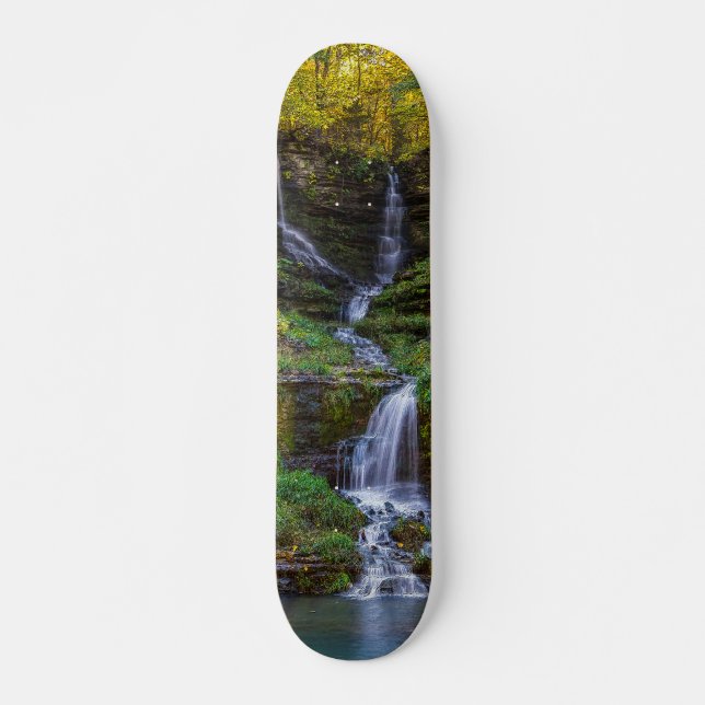 Thunder Falls Painterly Mini Skateboard Bräda 18,5 Cm (Framsida)