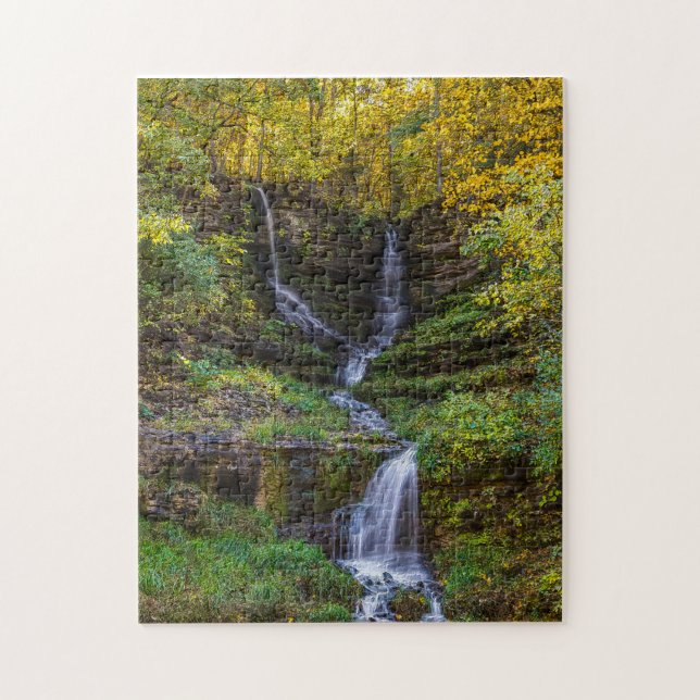 Thunder Falls Painterly Pussel (Vertikal)