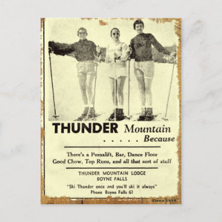 Thunder Mountain Postcard Vykort