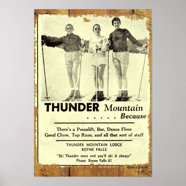 Thunder Mountain Poster (Framsidan)