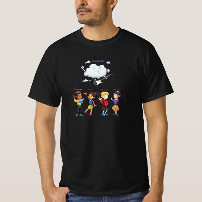 Thunder och Friends Shirt T Shirt (Framsida)
