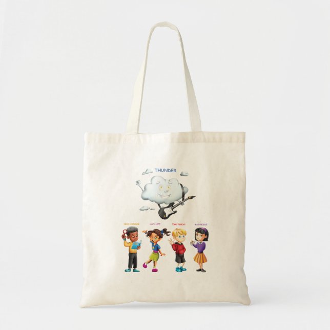 Thunder och Friends Tote Bag Tygkasse (Framsidan)