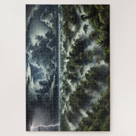 "Thunder Over the Canopy" - Jigszawa Puzzle Pussel