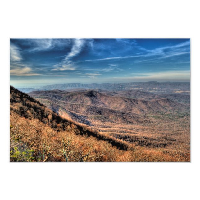 Thunder Ridge, Virginia Fototryck (Framsidan)