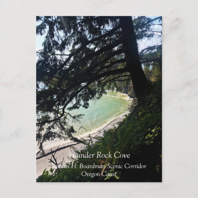 Thunder Sten Cove, Samuel H. Boardman, Oregon Post Vykort (Framsida)