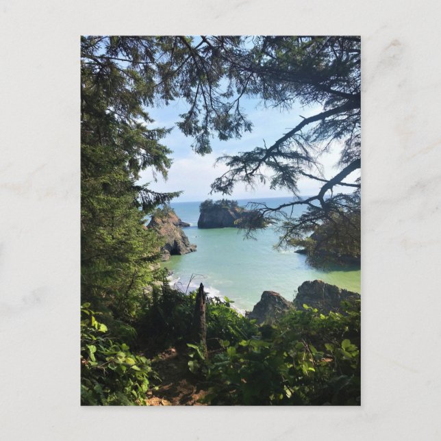 Thunder Sten Cove, Samuel H. Boardman, Oregon Vykort (Framsida)