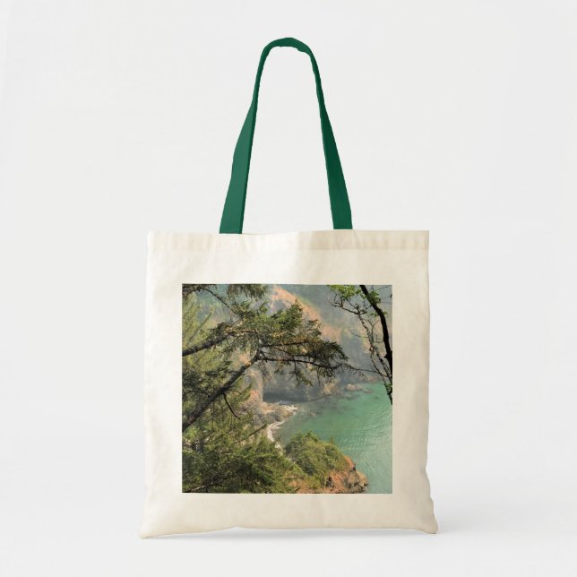 Thunder Sten Cove Trail, Samuel H Boardman, Oregon Tygkasse (Framsidan)