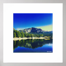 Thunderberget över Silver Sjö Poster