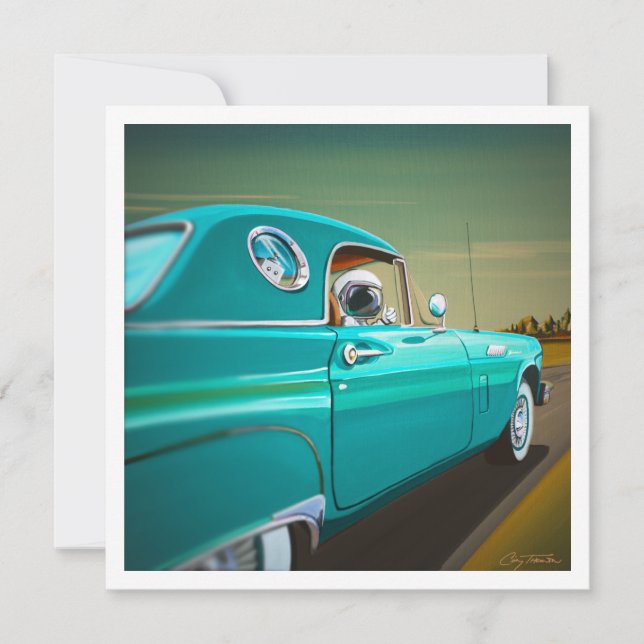 Thunderbird- Astronaut & Robot-bilutskrift (Framsida)