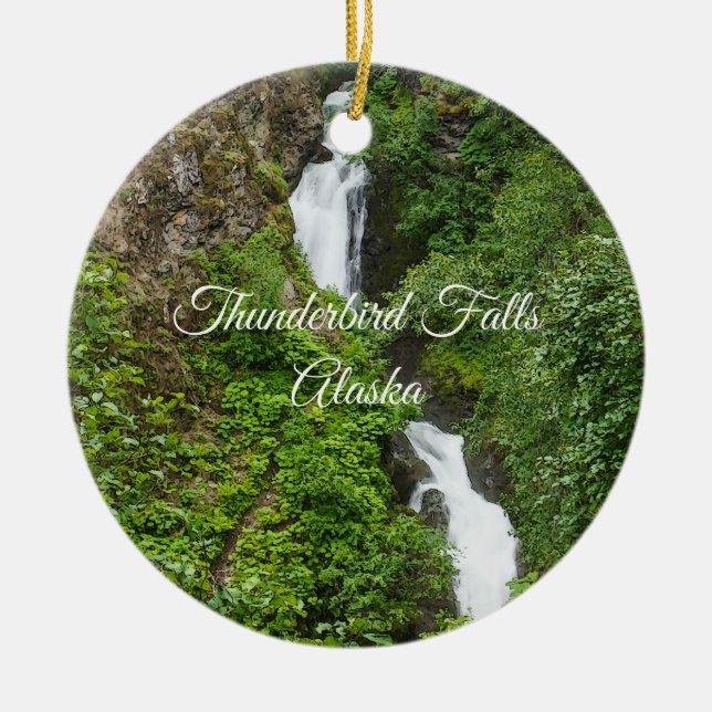 Thunderbird Falls Painterly Ornament Souvenir (Framsidan)