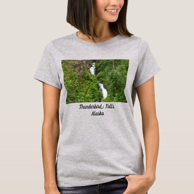 Thunderbird Falls Painterly T-Shirt (Framsida)