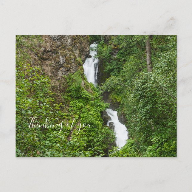 Thunderbird Falls Painterly tänker på dig Vykort (Framsida)