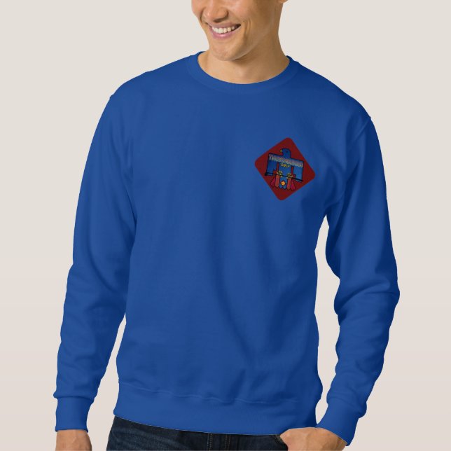 Thunderbird Golf CrewnackSweatshirt - Classic Blu Lång Ärmad Tröja (Framsida)