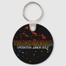 Thunderbird Golf Keychain - Splatter QR