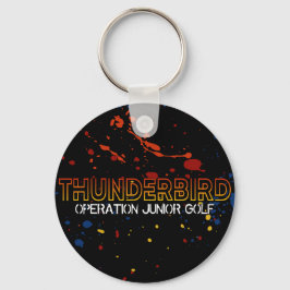 Thunderbird Golf Keychain - Splatter QR Nyckelring
