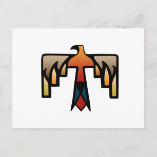 Thunderbird - Inative Indian Symbol Vykort