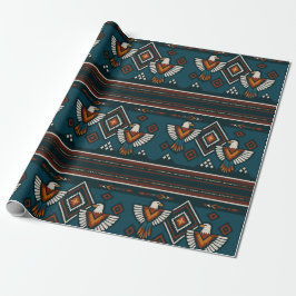 Thunderbird Native Spirit Tribal Mönster Gift Wrap Presentpapper