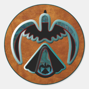 Thunderbird Runt Klistermärke