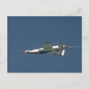 Thunderbird T-38 Jet, upp och ned Vykort