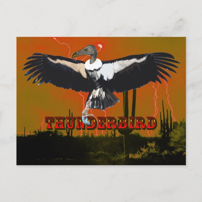 Thunderbird-vykort Vykort (Framsida)
