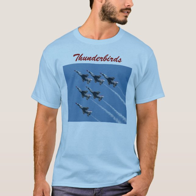Thunderbirdsfotoskjorta T Shirt (Framsida)