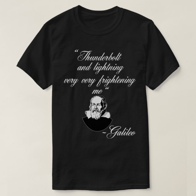 Thunderbolt and Lightening Very Very Frightening B T Shirt (Design framsida)